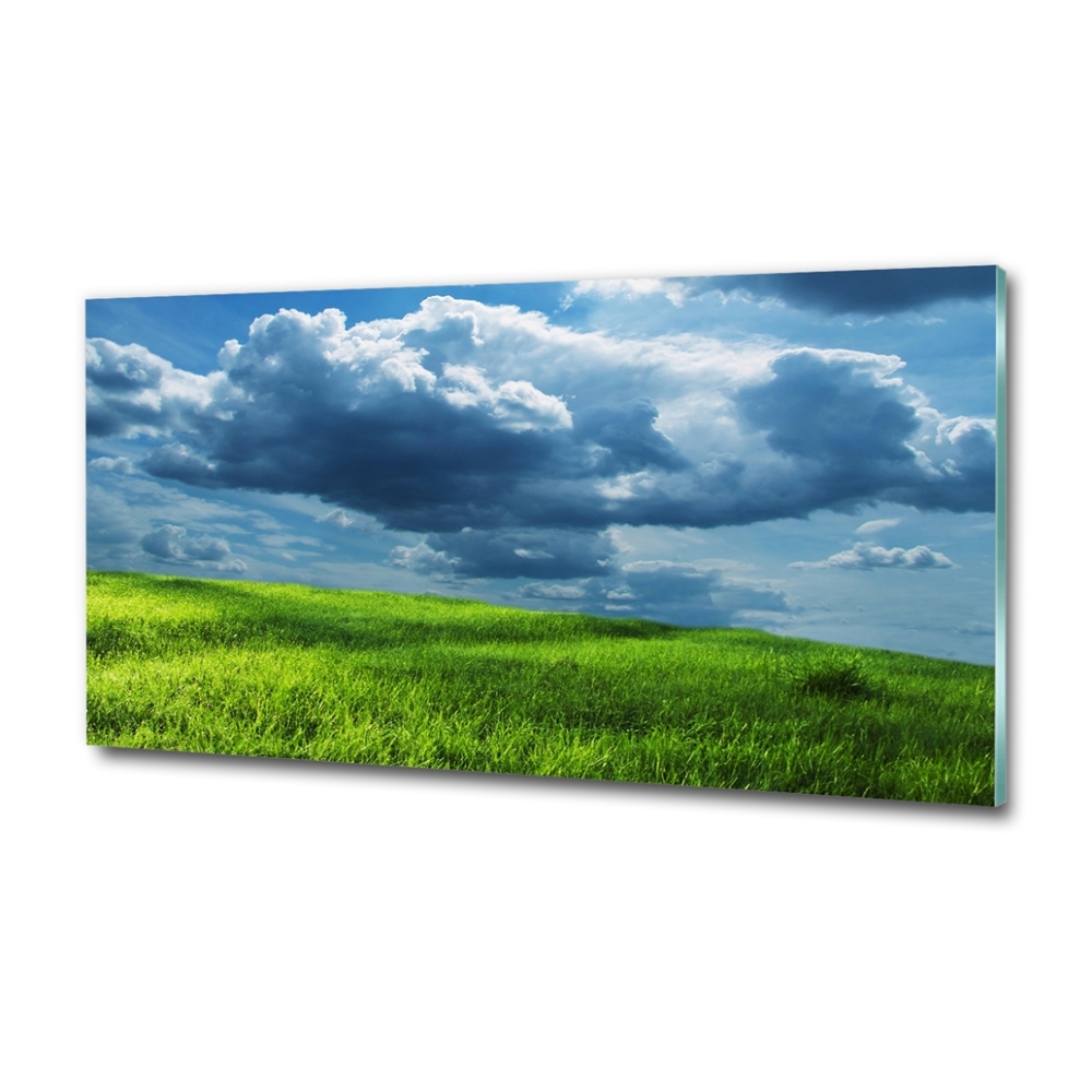 Foto obraz szkło hartowane Burzowe chmury