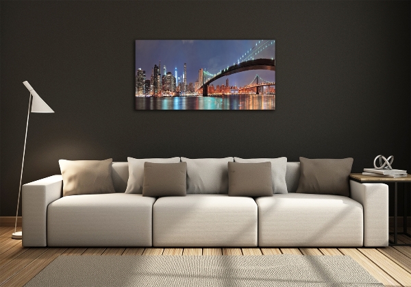 Foto obraz szklany Manhattan Nowy Jork