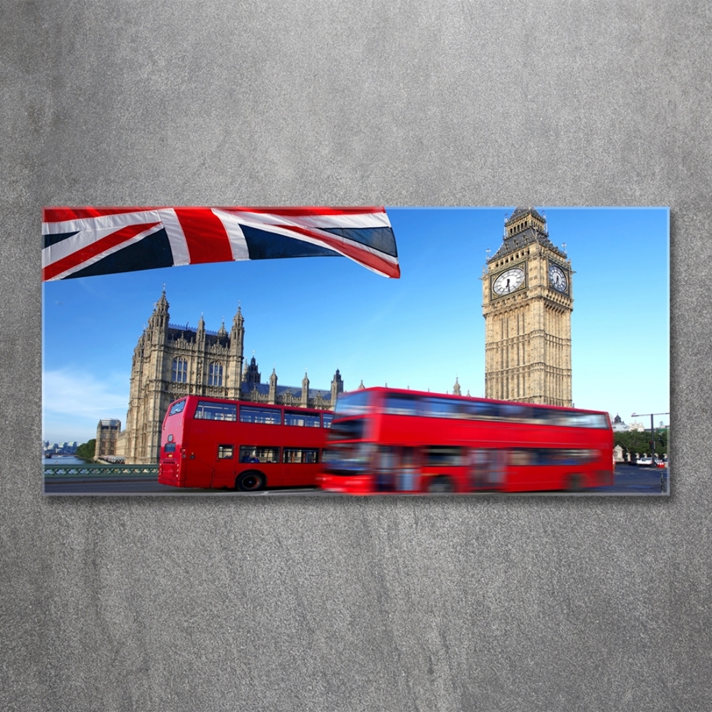 Foto obraz szklany Autobus w Londynie