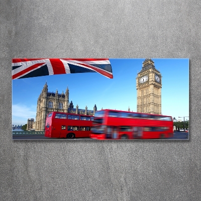 Foto obraz szklany Autobus w Londynie