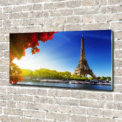Foto obraz szklany Wieża Eiffla Paryż