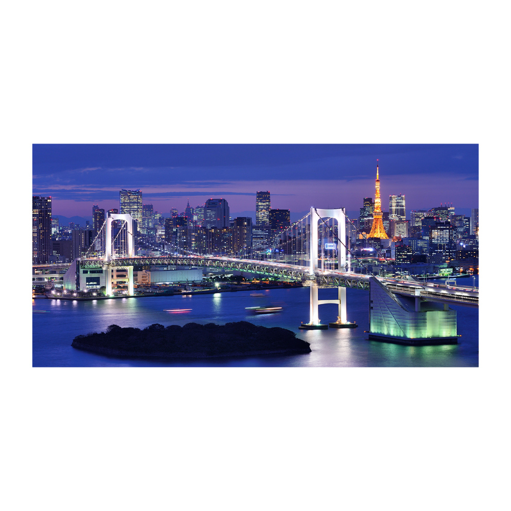 Foto obraz szkło hartowane Most w Tokio