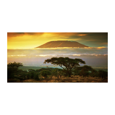 Foto obraz szklany Kilimandżaro Kenia
