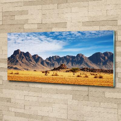 Fotoobraz na ścianę szklany Skały w Namibii