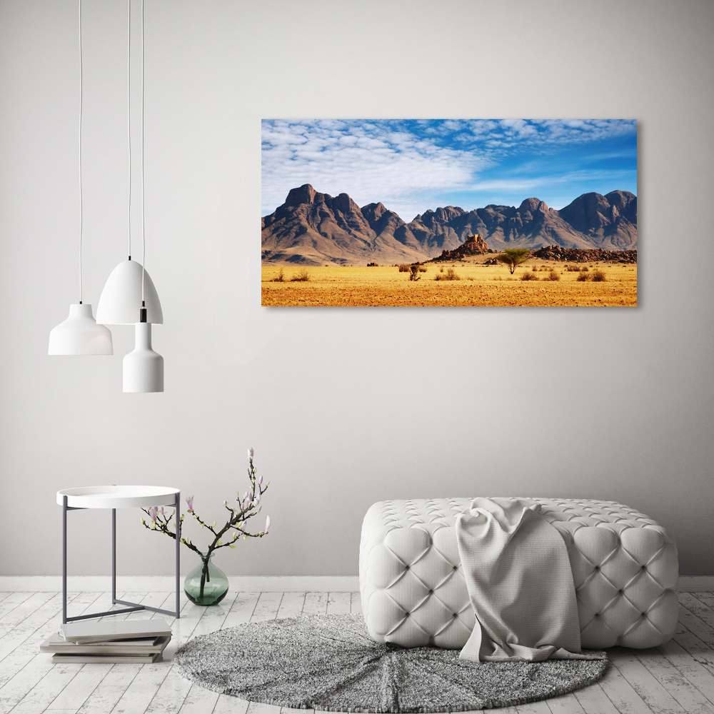 Fotoobraz na ścianę szklany Skały w Namibii