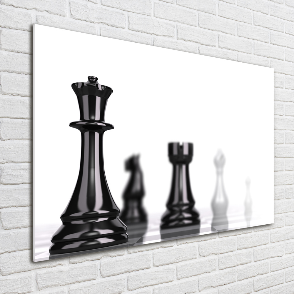 Fotoobraz na ścianę szklany Figura szachowa