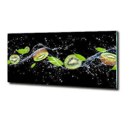 Foto-obraz szkło hartowane Kiwi i woda