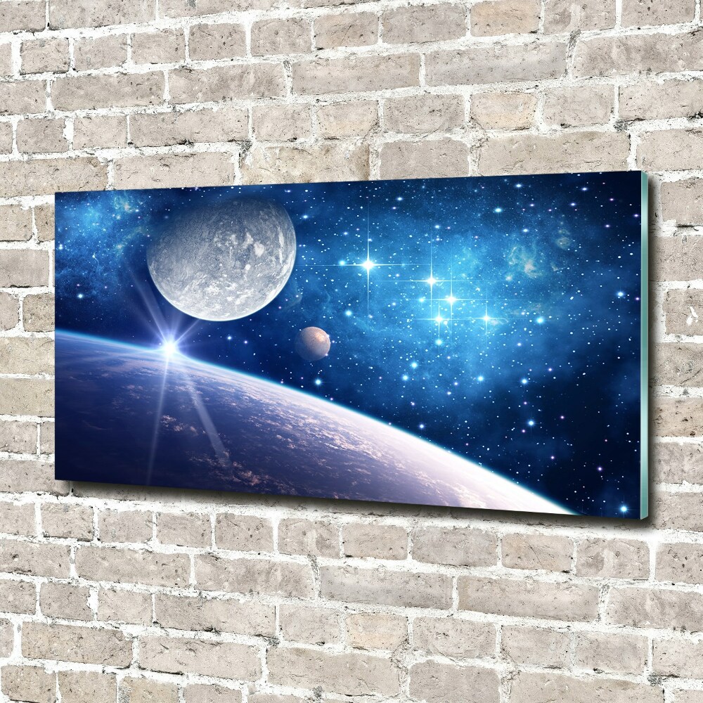 Fotoobraz na ścianę szkło hartowane Księżyc