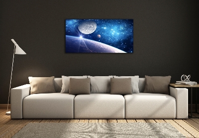 Fotoobraz na ścianę szkło hartowane Księżyc