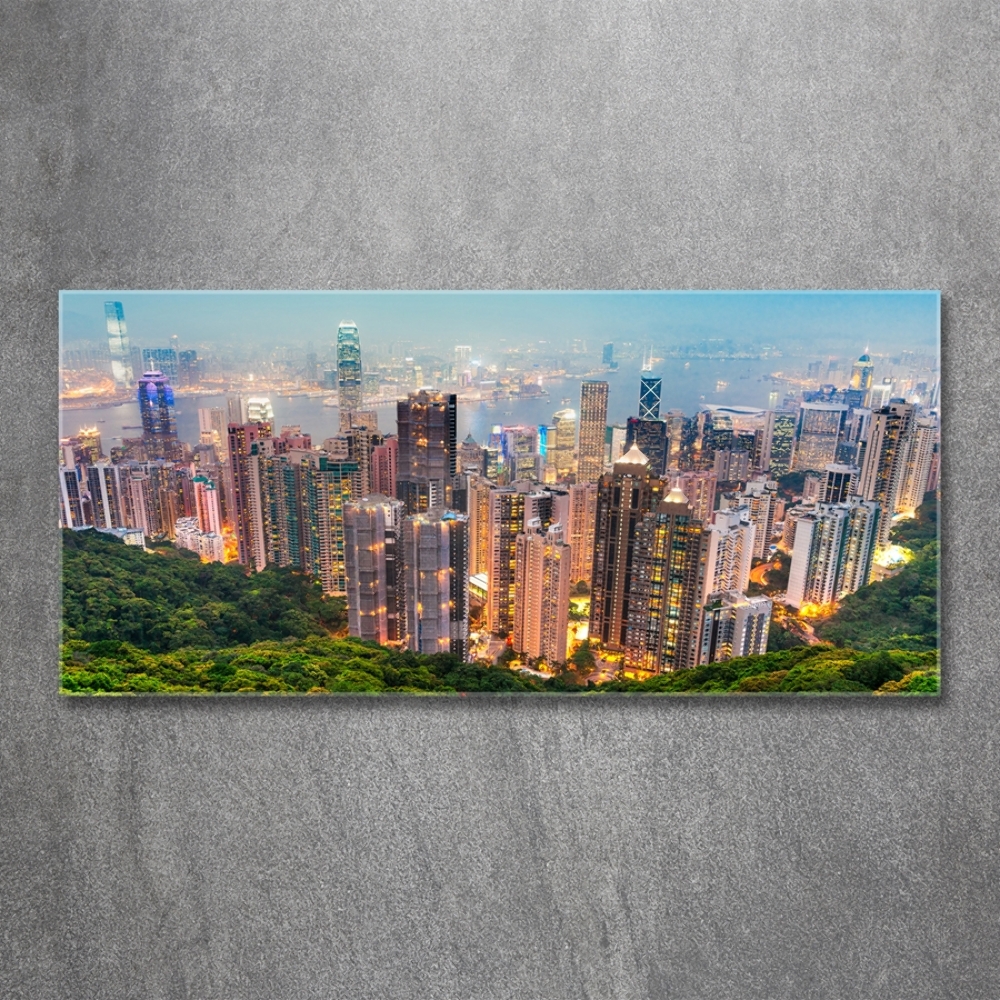 Foto obraz szkło hartowane Hongkong
