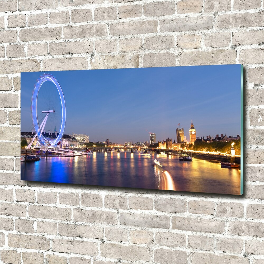 Foto obraz szklany London Eye Londyn
