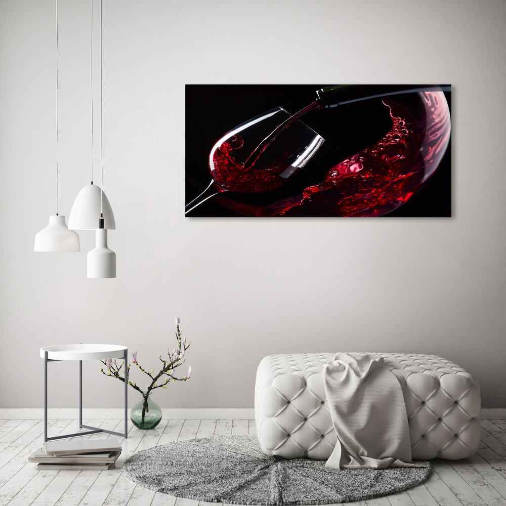 Foto-obraz szkło hartowane Czerwone wino
