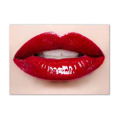 Foto-obraz szkło hartowane Czerwone usta
