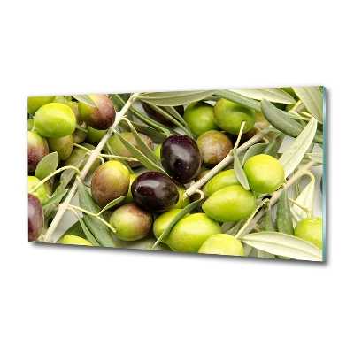 Foto-obraz szkło hartowane Świeże oliwki