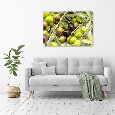 Foto-obraz szkło hartowane Świeże oliwki