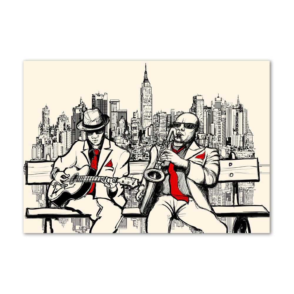 Foto obraz szkło hartowane Nowy Jork Jazz