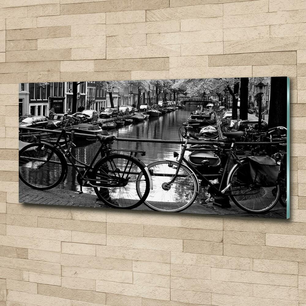 Foto obraz szklany Rowery Amsterdam