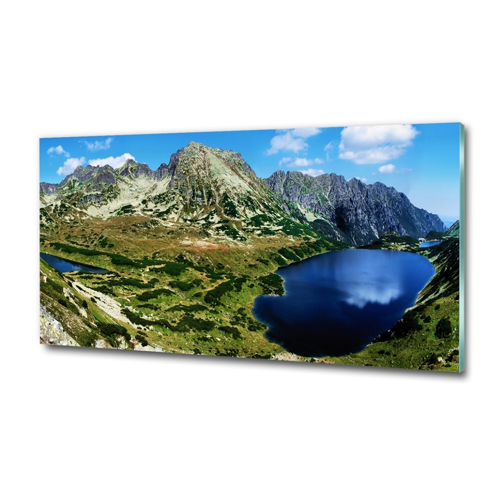 Fotoobraz na ścianę szklany Dolina w górach