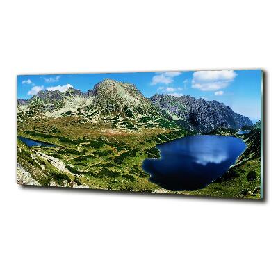 Fotoobraz na ścianę szklany Dolina w górach