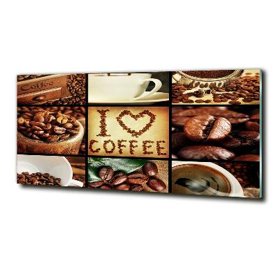 Foto-obraz szkło hartowane Kawa kolaż