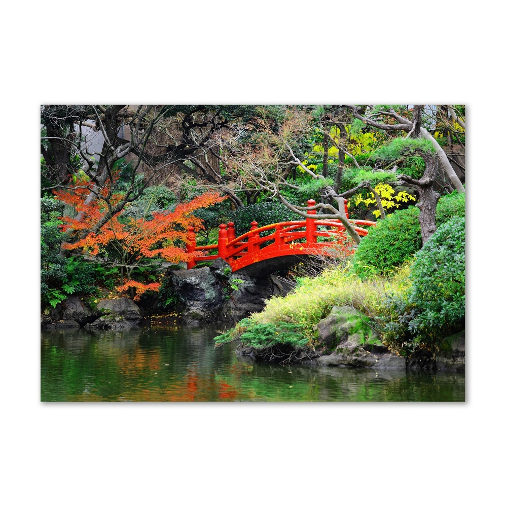 Foto obraz szkło hartowane Japoński ogród
