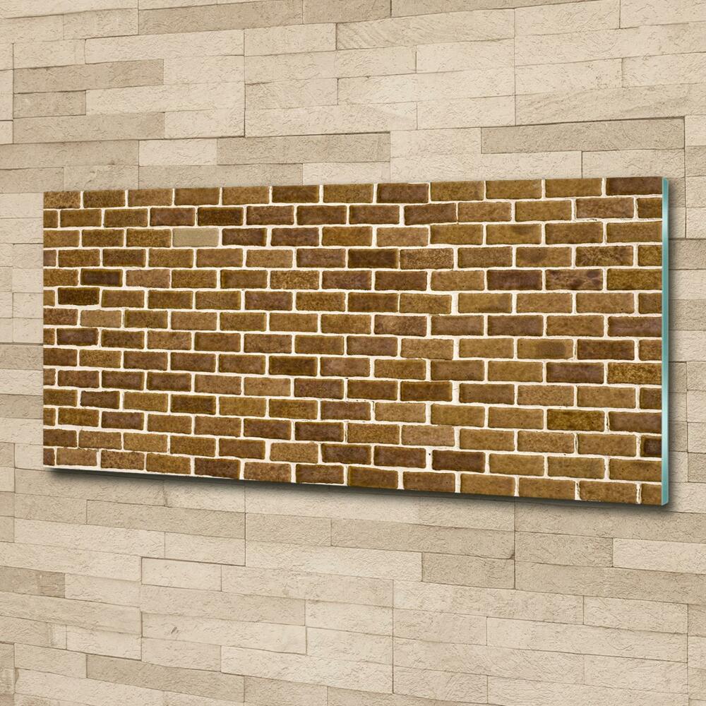 Foto-obraz szkło hartowane Ceglana ściana