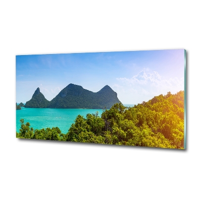 Foto obraz szklany Panorama Tajlandia