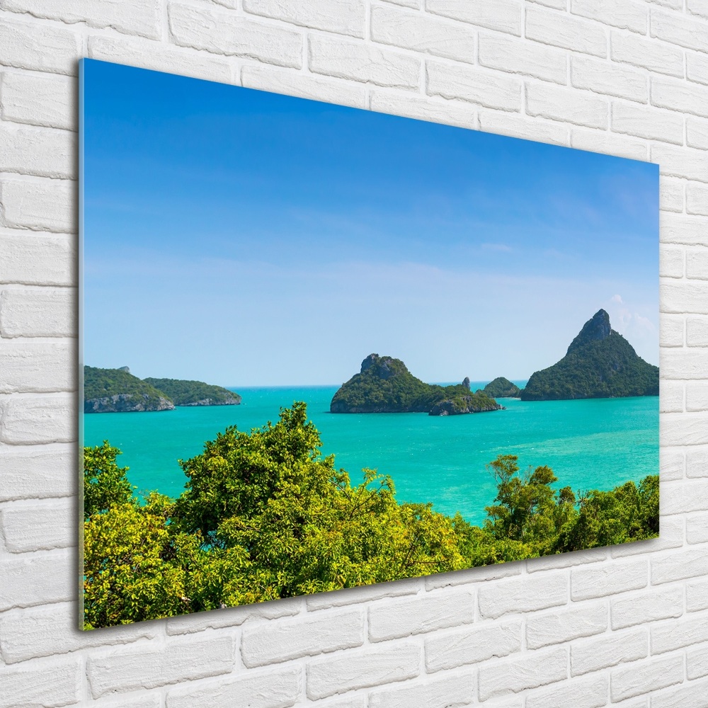 Foto obraz szklany Panorama Tajlandia