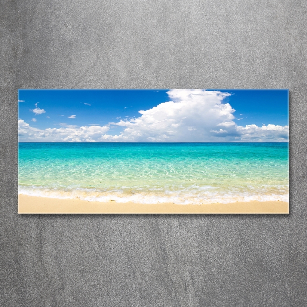 Foto obraz szkło hartowane Rajska plaża