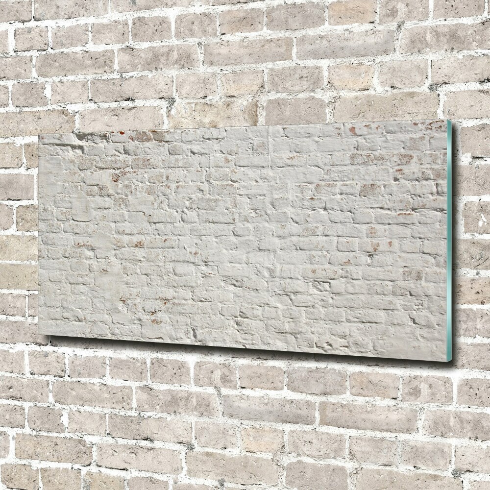 Foto-obraz szkło hartowane Ceglana ściana