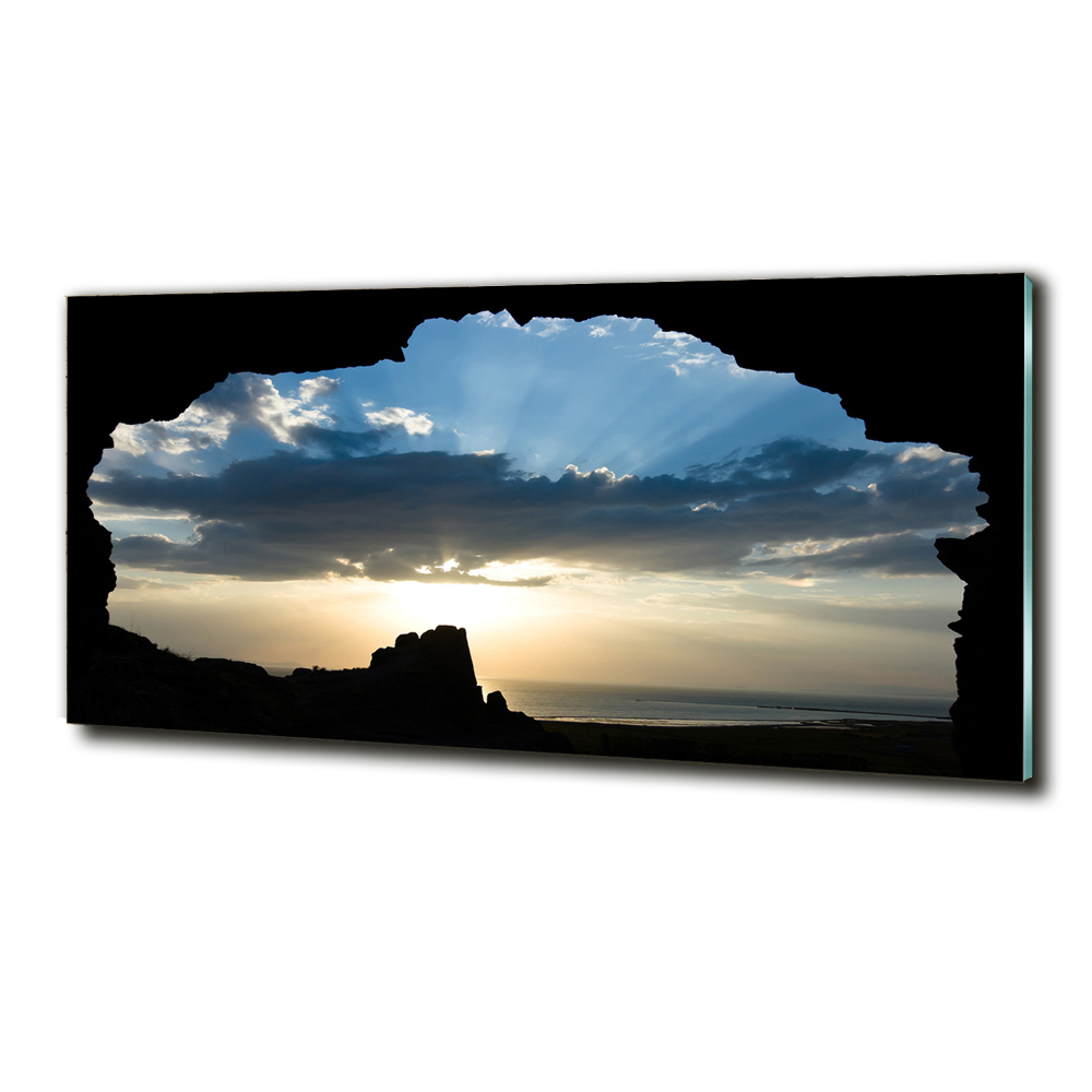 Foto obraz szkło hartowane Zachód słońca
