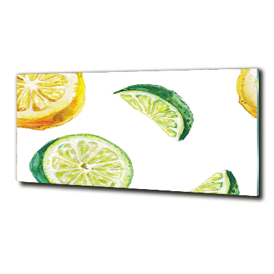Foto obraz szklany Cytryna i limonka