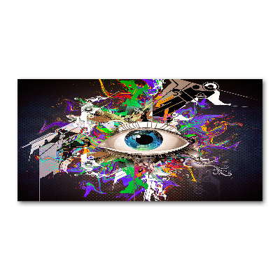 Foto-obraz szklany Abstrakcyjne oko