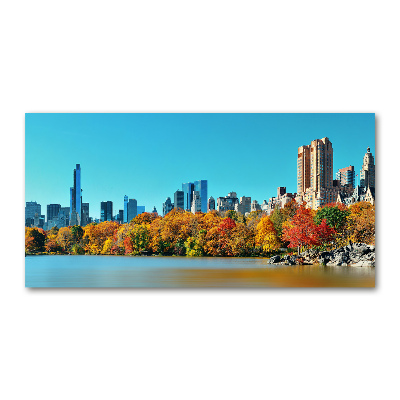 Foto obraz szklany Nowy Jork jesienią