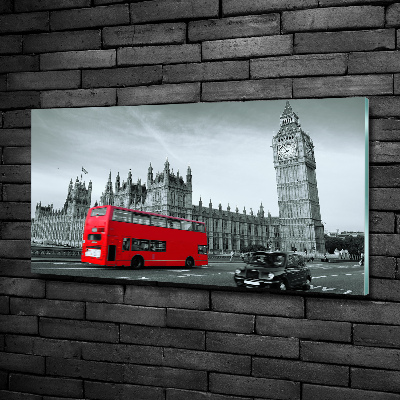 Foto obraz szklany Londyński autobus