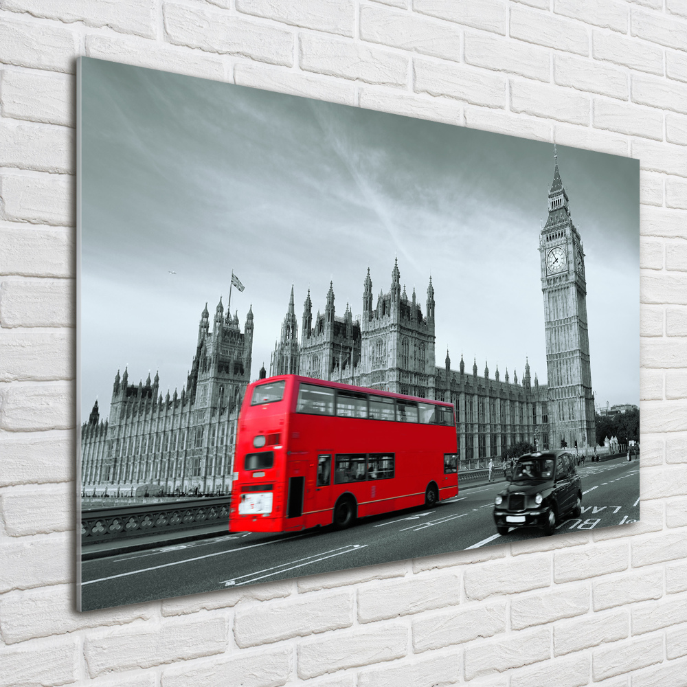 Foto obraz szklany Londyński autobus