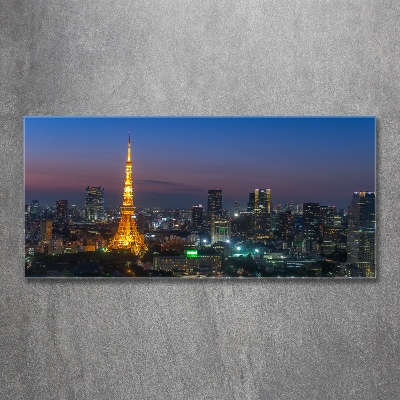Foto obraz szkło hartowane Wieża w Tokio