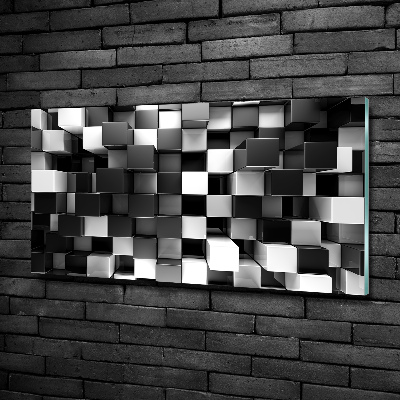 Foto-obraz szklany Abstrakcja kostki
