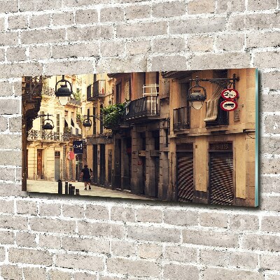 Fotoobraz na ścianę szklany Ulice Barcelony