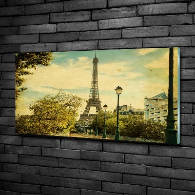 Foto obraz szklany Wieża Eiffla Paryż