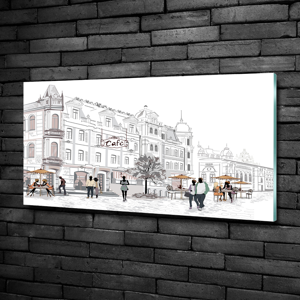 Foto obraz szkło hartowane Stare miasto