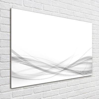 Fotoobraz na ścianę szklany Abstrakcja fale