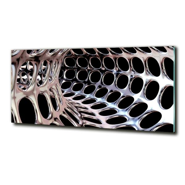 Foto obraz szkło hartowane Metalowy tunel