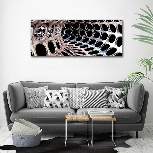 Foto obraz szkło hartowane Metalowy tunel