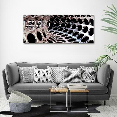 Foto obraz szkło hartowane Metalowy tunel