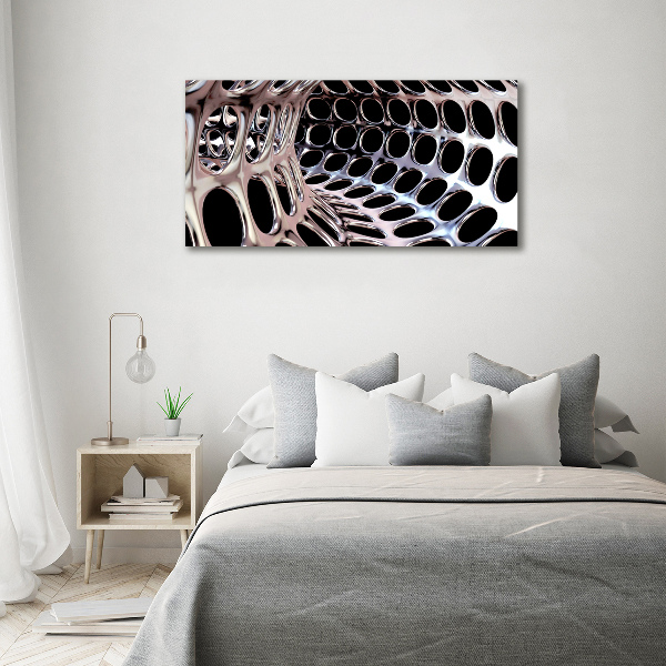 Foto obraz szkło hartowane Metalowy tunel