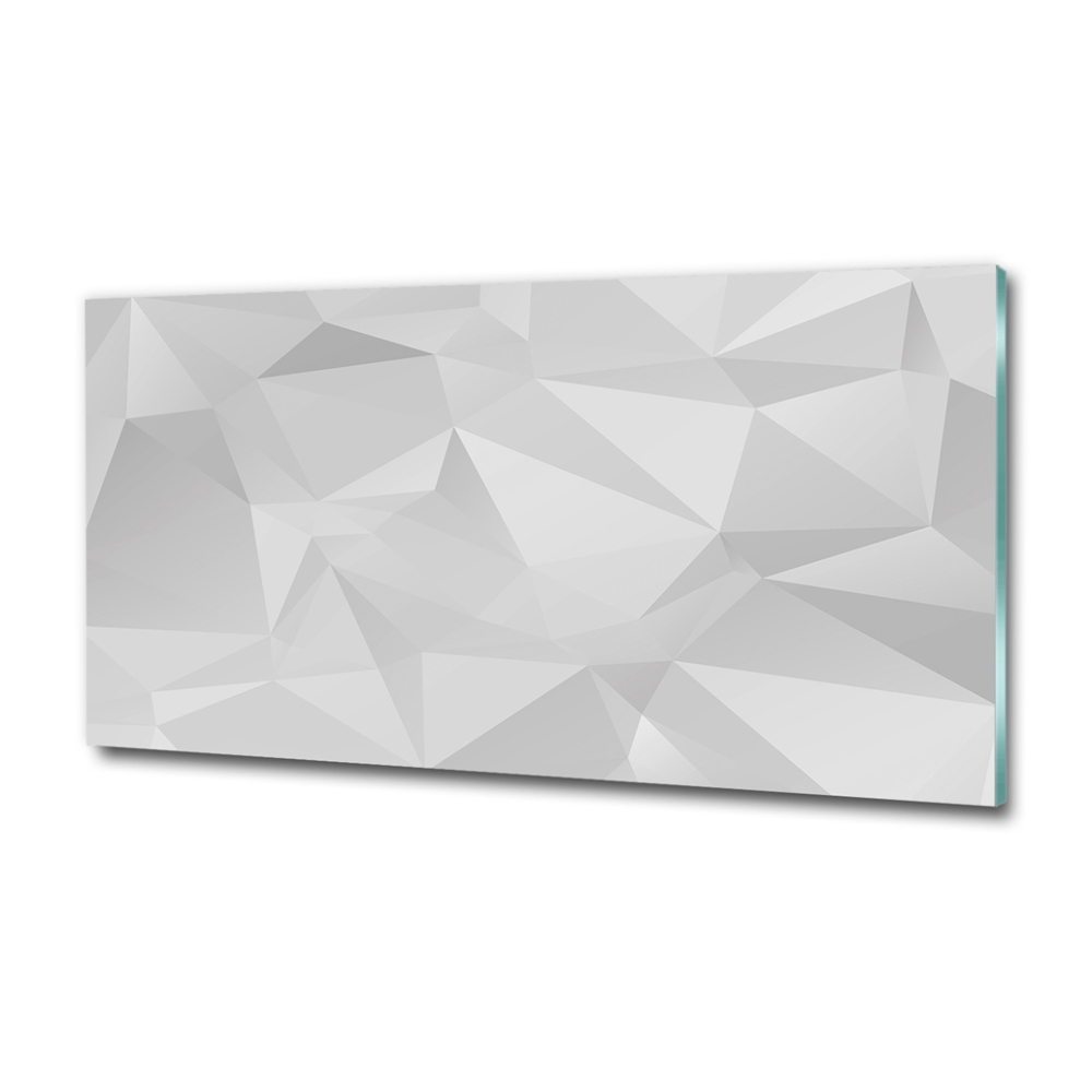 Foto obraz szklany Abstrakcja trójkąty