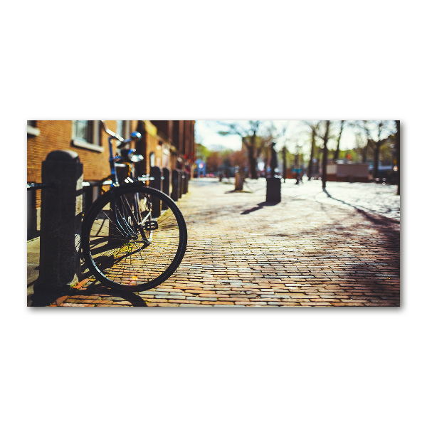 Foto obraz szklany Rower w Amsterdamie