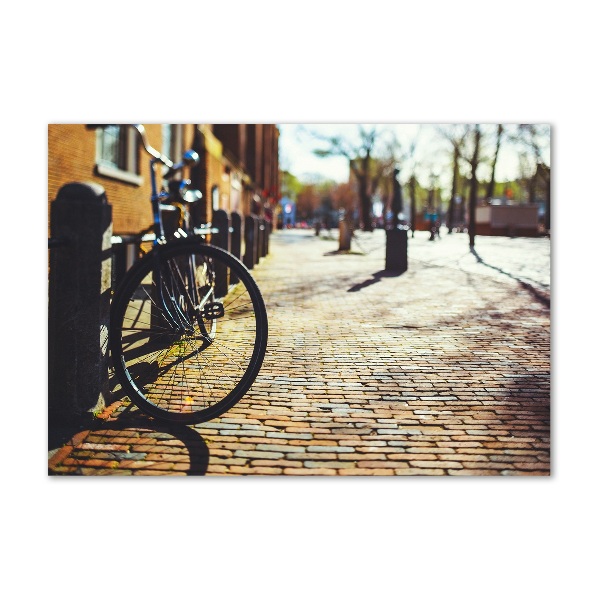 Foto obraz szklany Rower w Amsterdamie