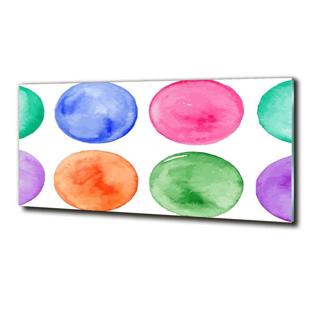 Foto-obraz szkło hartowane Kolorowe koła